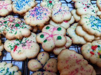 Full frame shot of dessert