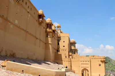 Buildings against blue sky