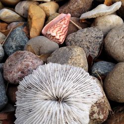Full frame shot of stones