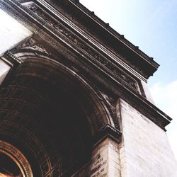 Low angle view of historical building