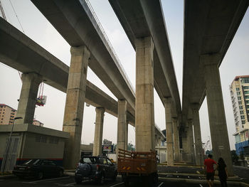 Low angle view of bridge