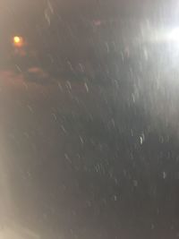 Close-up of star field against sky at night