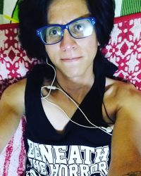 Portrait of a smiling young woman