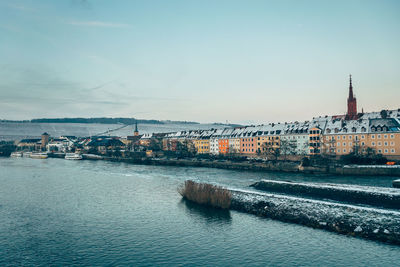 River with buildings in background