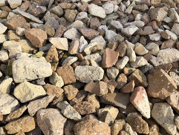 Full frame shot of stones