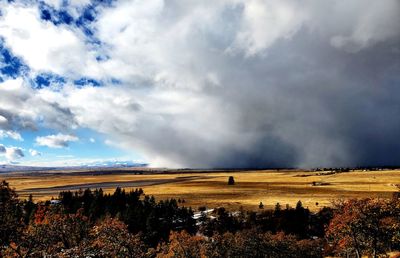 Storm rolling in.