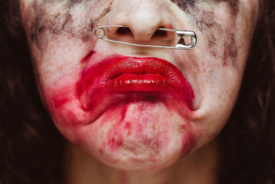 Close-up of mid adult man