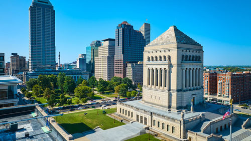 Buildings in city