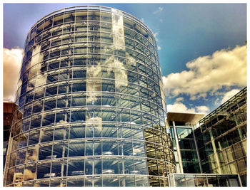 Low angle view of modern building