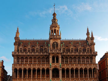 Low angle view of historical building against sky