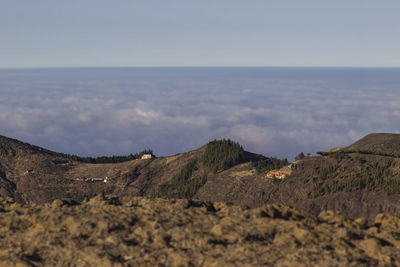 Panoramic view of landscape against sky