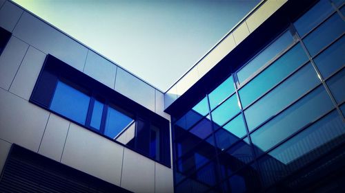 Low angle view of modern building