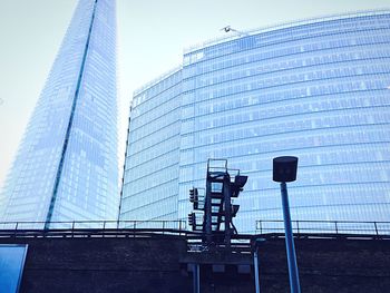 Low angle view of modern building