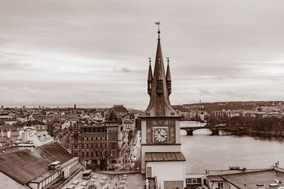 View of cathedral against cloudy sky