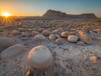 Sunset in mount zin at the negev desert.