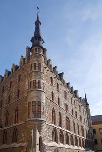 Low angle view of historical building against sky