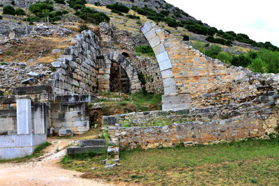 View of archaeological site