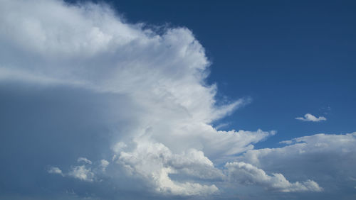 Low angle view of clouds in sky