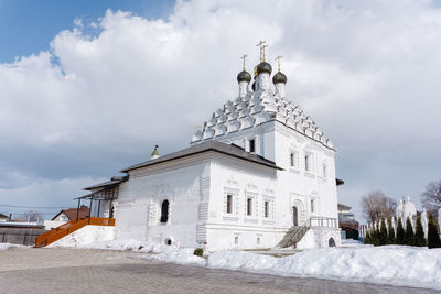 Low angle view of building against sky