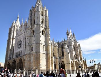 Low angle view of cathedral