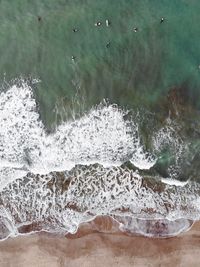 Aerial view of beach