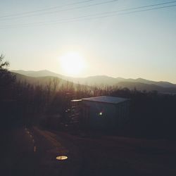 Road passing through mountains