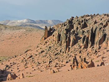 Panoramic view of a desert