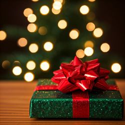 Close-up of christmas decorations on table