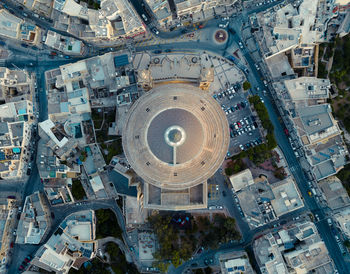 Aerial view of mosta dome