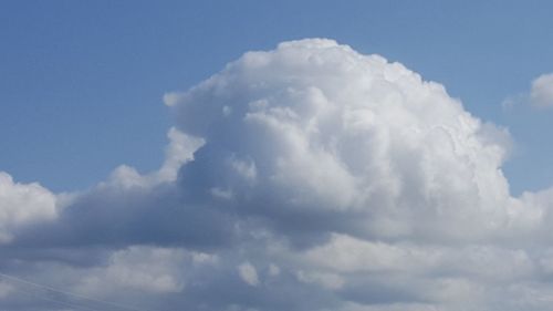 Low angle view of clouds in sky