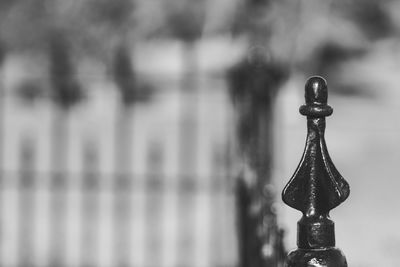 Close-up of metallic object