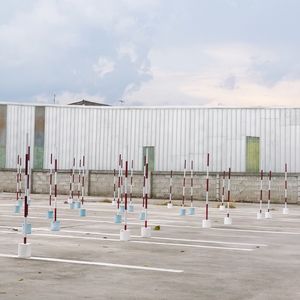 View of pier against sky