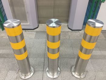 Close-up of yellow shoes