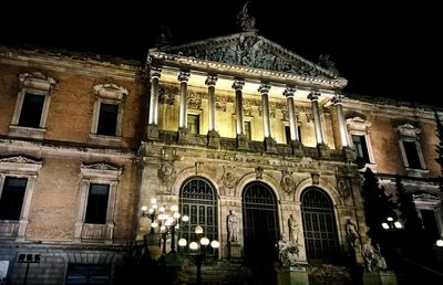 Low angle view of historical building