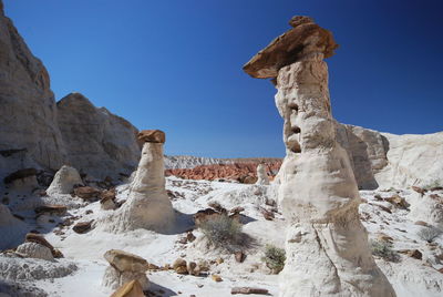 View of rock formations