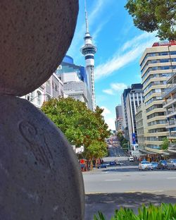 View of buildings in city