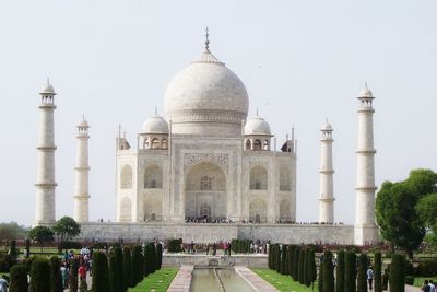 View of monument against clear sky