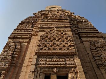 Low angle view of historical building against sky