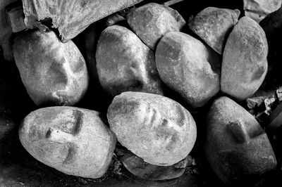 Full frame shot of logs