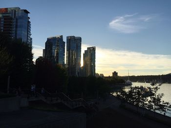 City buildings against sky