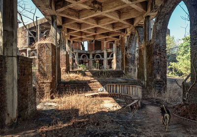 Low angle view of historical building