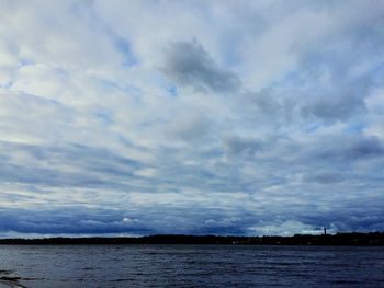 Scenic view of calm sea against sky