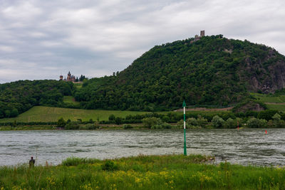 View on castle drachenburg from bonn-mehlem, germany.