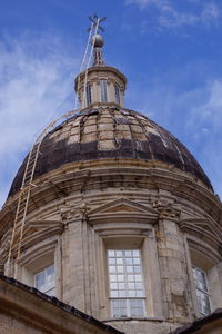 Low angle view of a dome