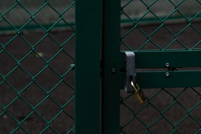 Full frame shot of closed gate