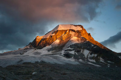 Scenic view of mountain against sky