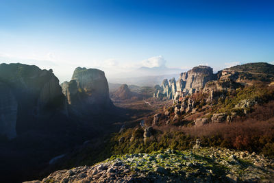 Scenic view of mountain against sky