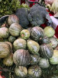 Full frame shot of food for sale at market stall