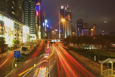 City street at night