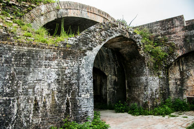 Exterior of abandoned building